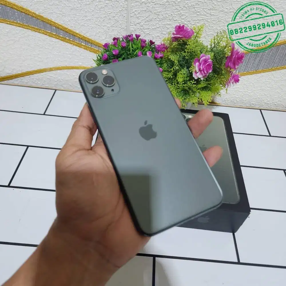 iphone 11 pro max 256gb ibox lengkap mulus ori