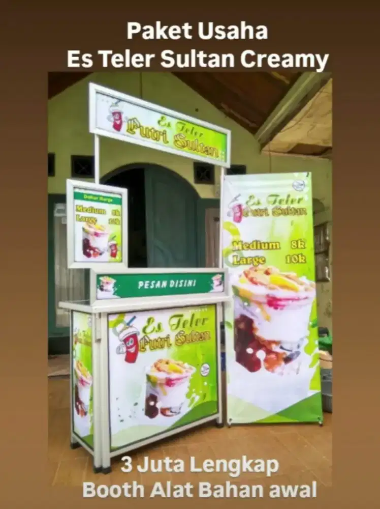 Franchise KULINER PEMULA Termurah lengkap Booth