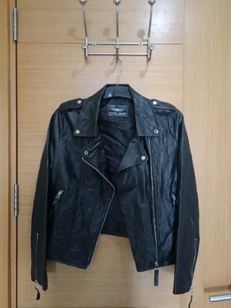 JAKET KULIT RAMONES UNISEX SIZE M