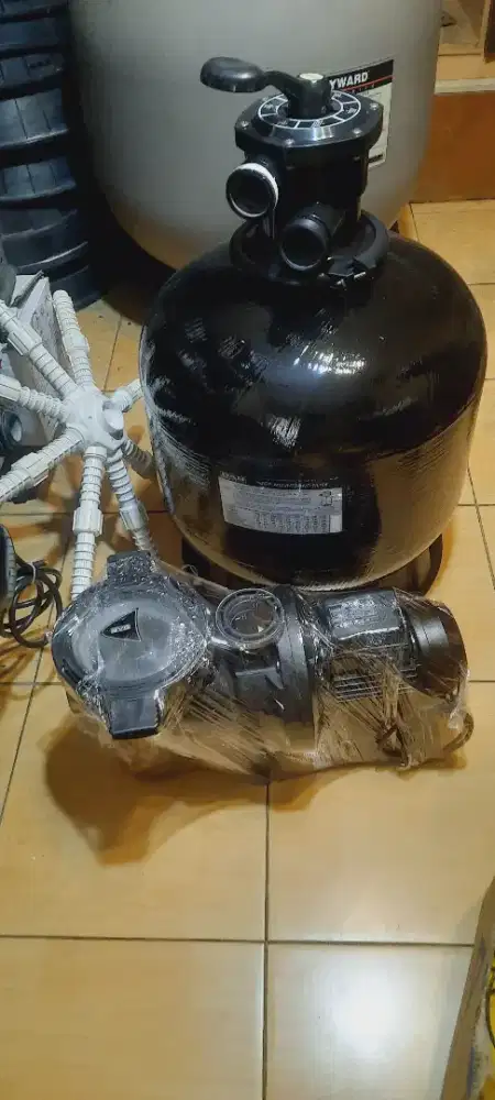 Mesin kolam renang pompa dan filter 3/4 DAB