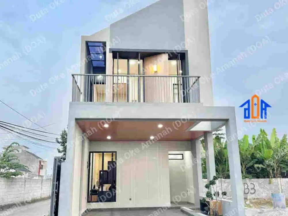 Rumah Furnished 4 Kamar Tidur Dekat Gerbang Tol Limo Depok