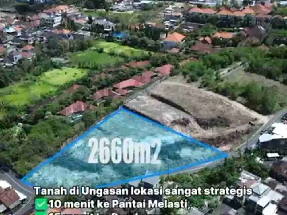 Tanah Ocean GWK view itr pemukiman merak ungasan bali