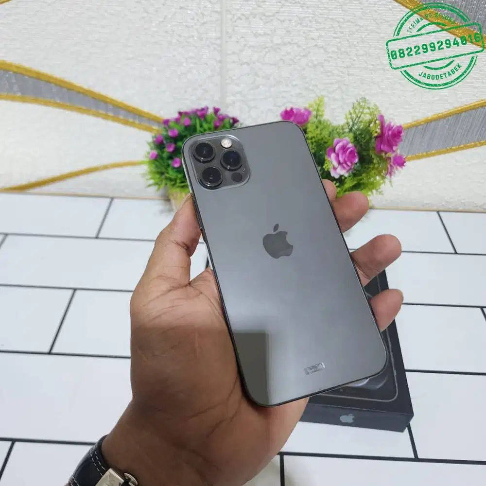 iphone 12 pro 128gb ibox lengkap mulus ori