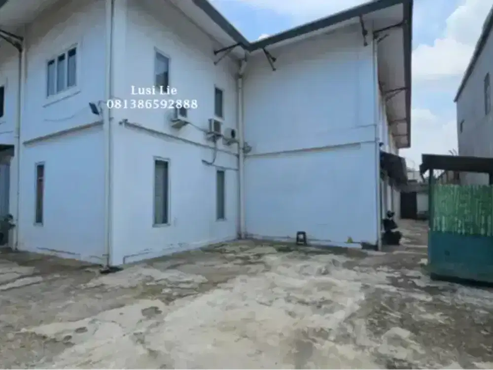 Gudang ex pabrik garment luas 1164 m ,rapi siap pakai, harga murah