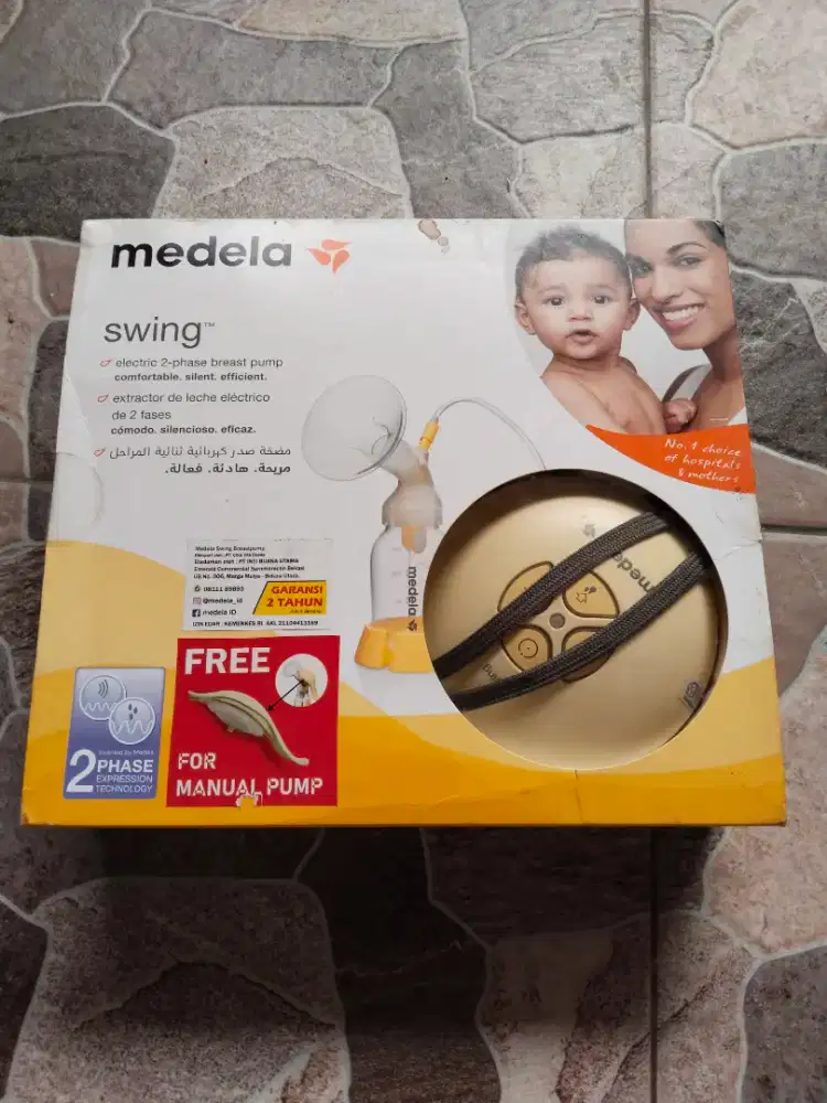 pompa asi mereka swing elektrik + manual pump