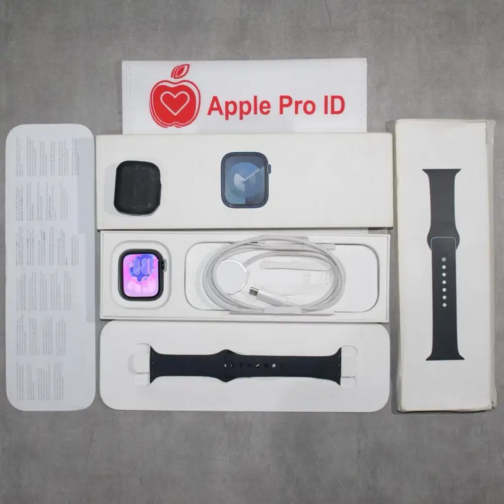 Apple Watch Series 9 41mm Midnight Garansi On s/d Juni 2026