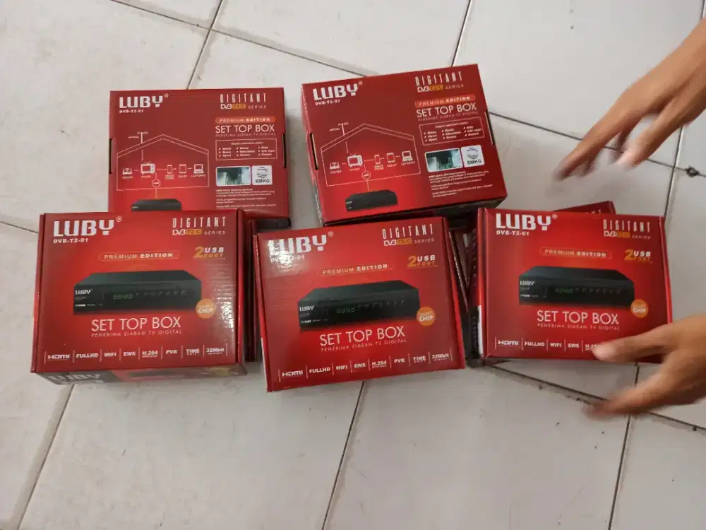 Set Top box - STB Luby 01 Original Cocok nonton sepak bola piala dunia