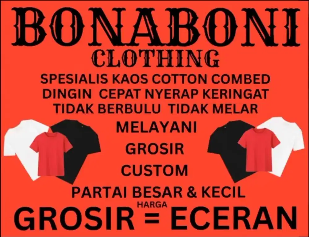 Kaos Polos Premium Remaja/ dewasa / unisex