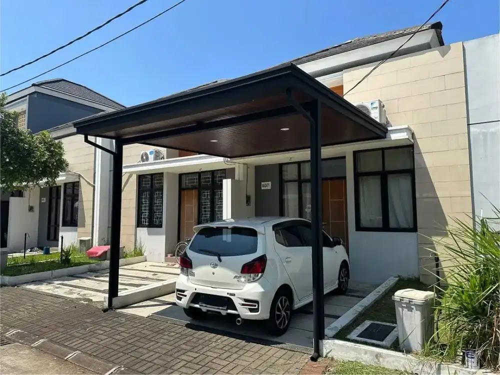 kanopi minimalis atap alderon plafon pvc modern