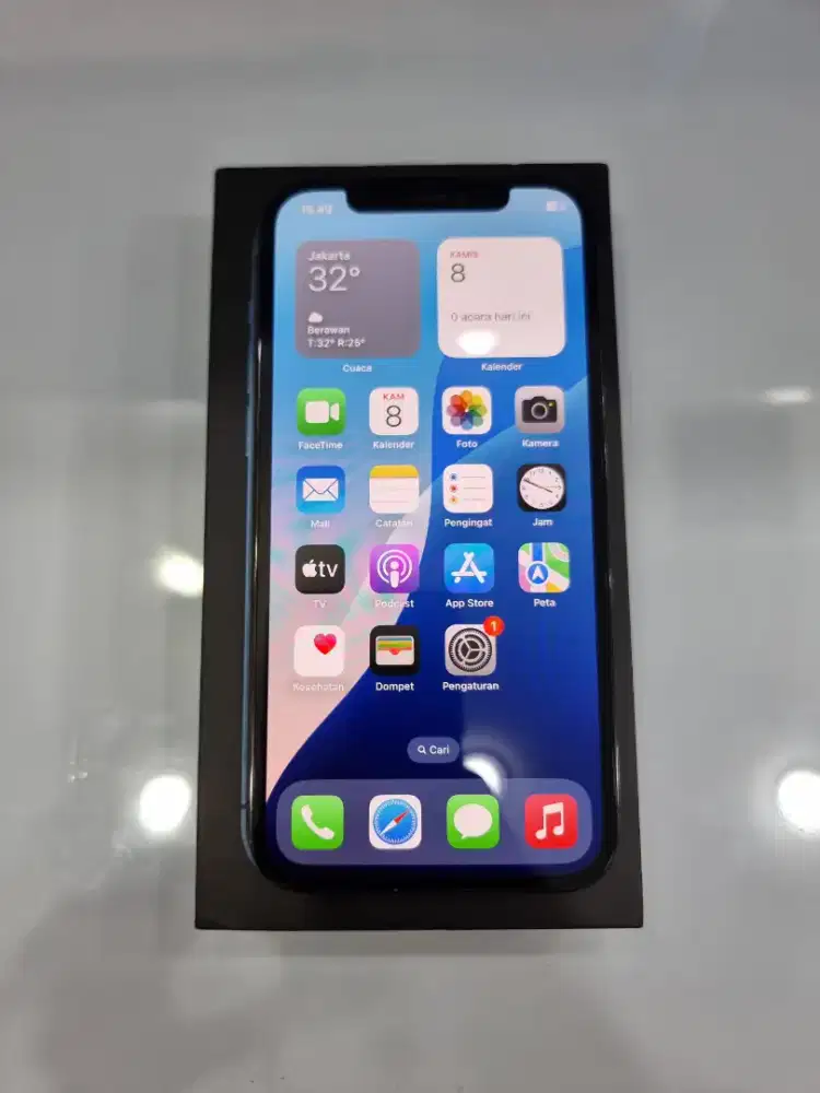 Iphone 12 Pro 128Gb Pasific Blue Ex Garansi resmi Ibox -MasterCom