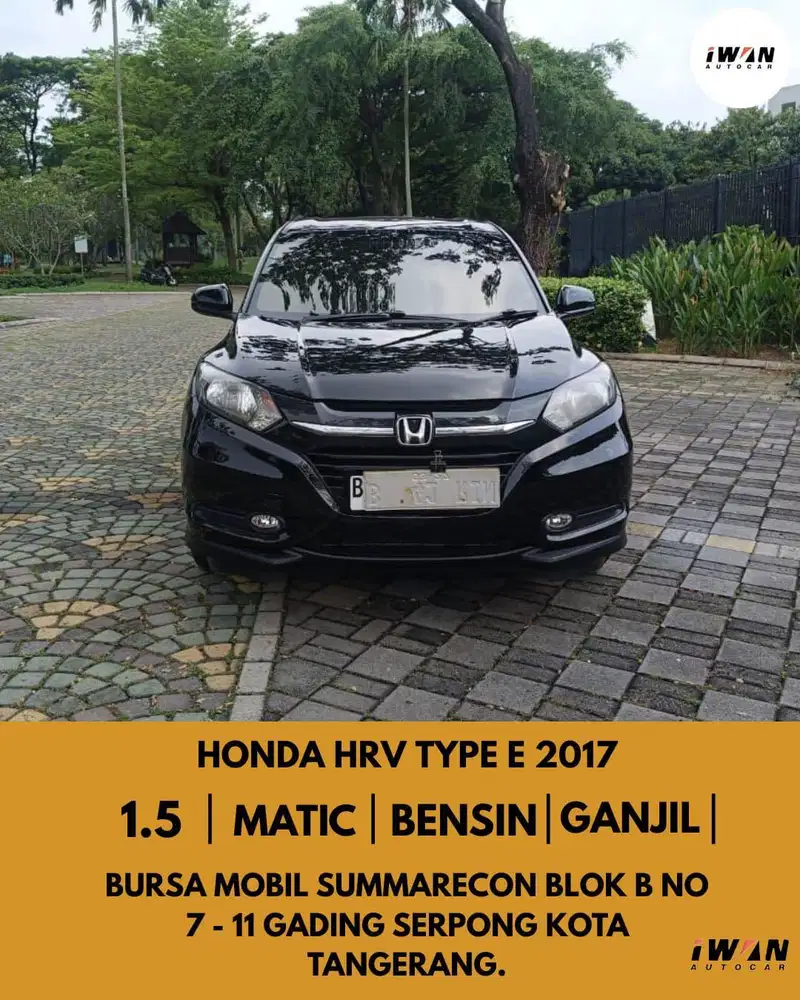 HONDA HRV 1.5 E MATIC 2017