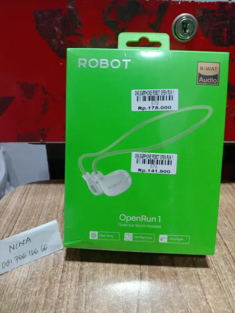 EARPHONE ROBOT OPEN RUN 1 ATLANTIS DAHSYAT