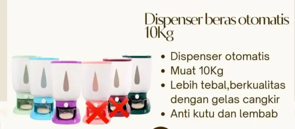 Dispenser Beras Jeon 10kg