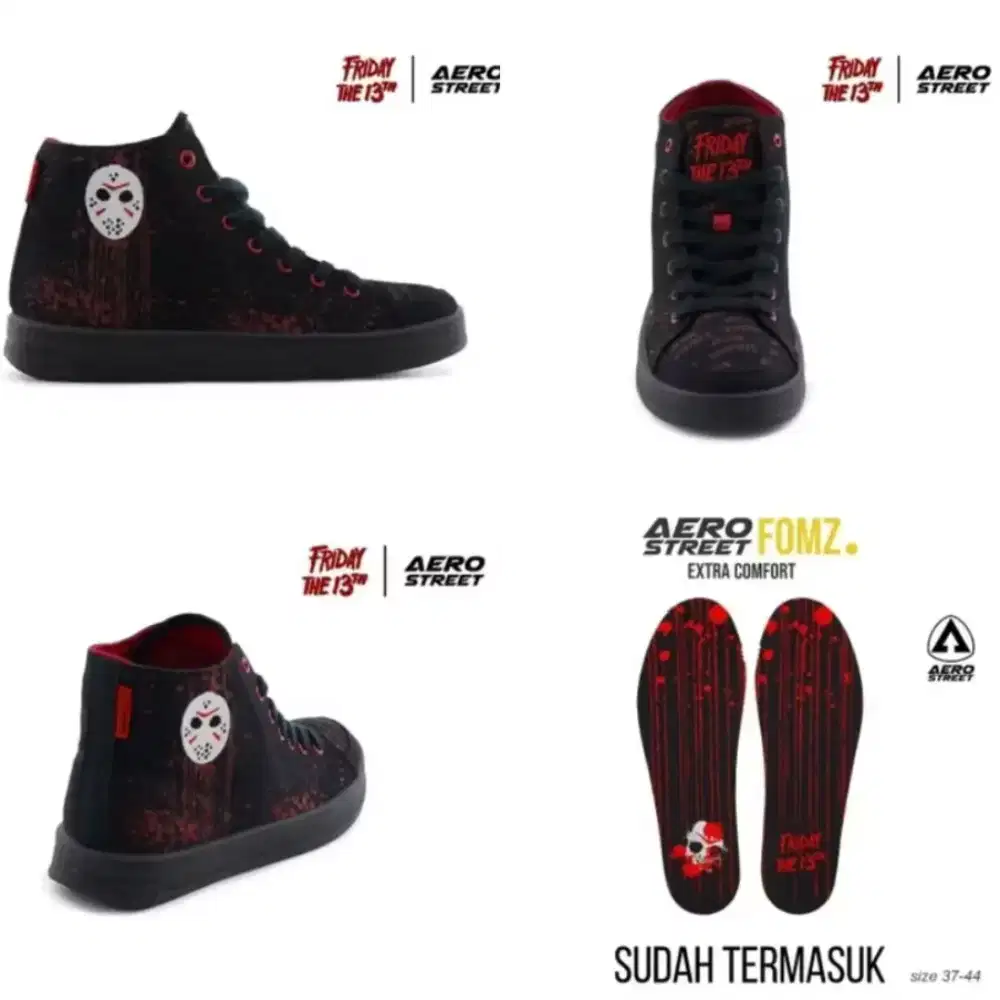 Sepatu Aerostreet X Horror  The Friday 13th