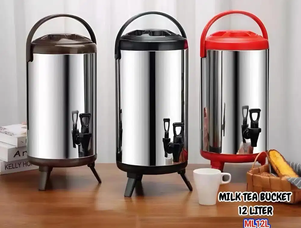 Ready Stock Milk tea Bucket 12 liter