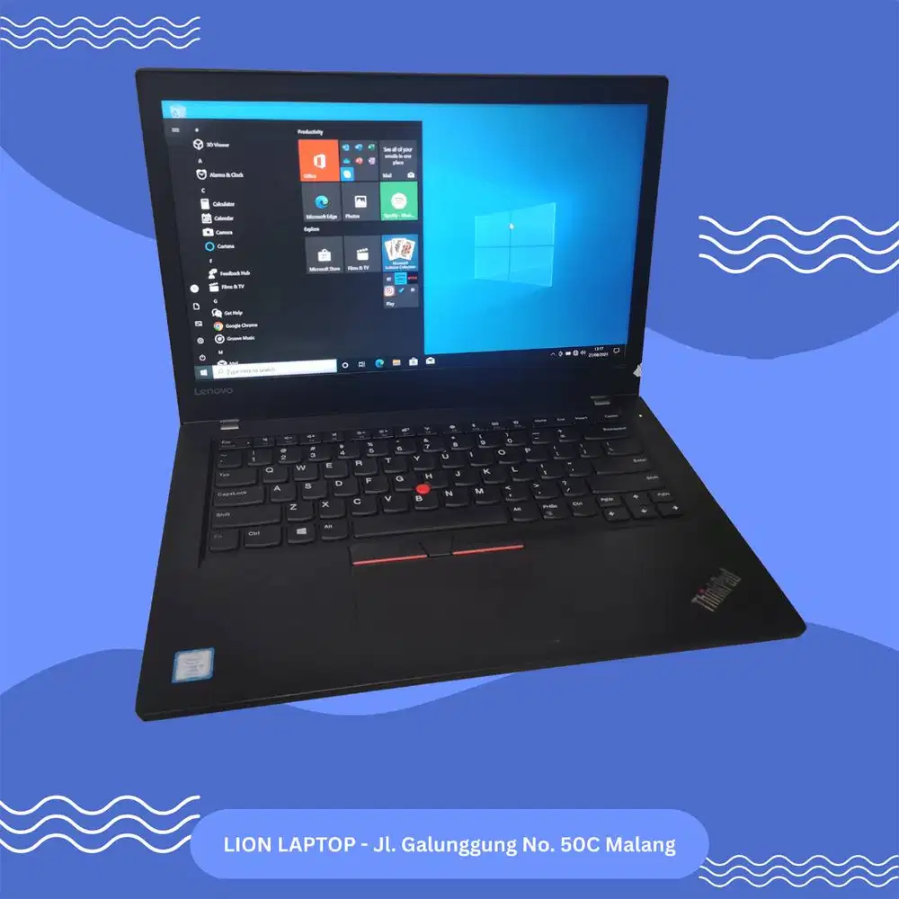 RAM 16GB Core i5 Gen7 SSD 256GB Lenovo Thinkpad T470 [30|09]