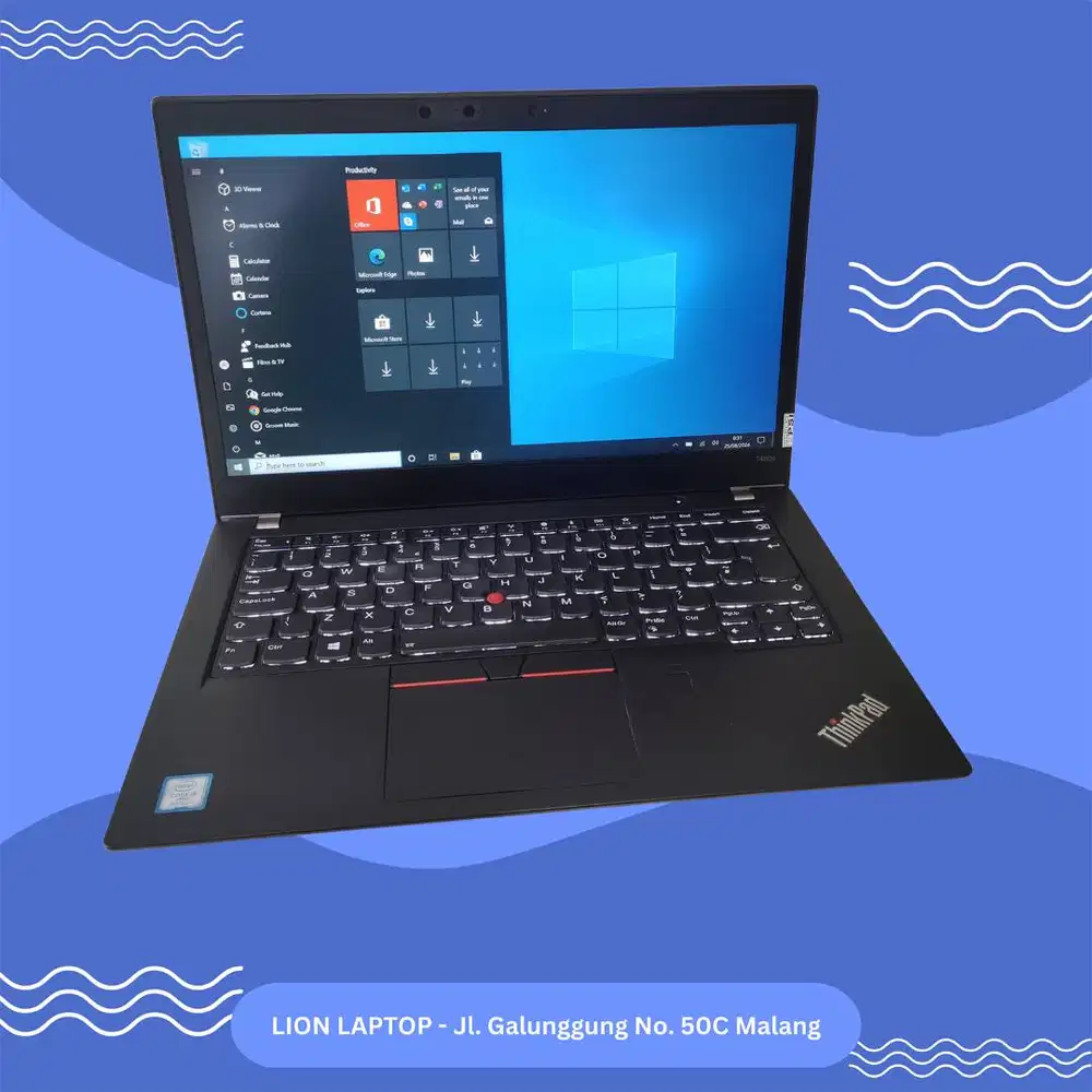 RAM 8GB Core i5 gen 8 Touchscreen Lenovo Thinkpad T480s SLIM [30|09]