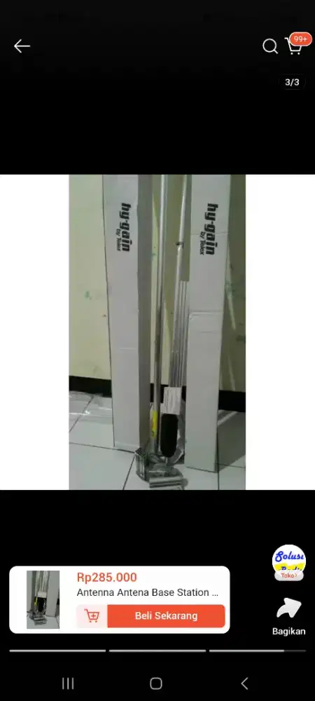 Antenna antena base station rumah Hy Gain by Telex plat Lokal Baru