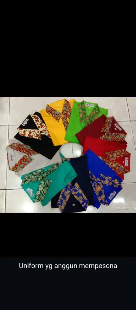 jual baju batik monggo barang masi baru di toko buat sendiri