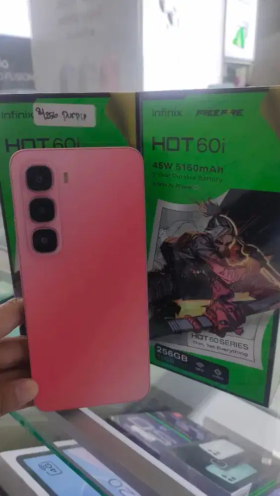 Ready stock hp andoid new infinix hot60i