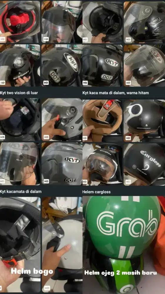 DIJUAL HELM BEKAS KONDISI BAGUS