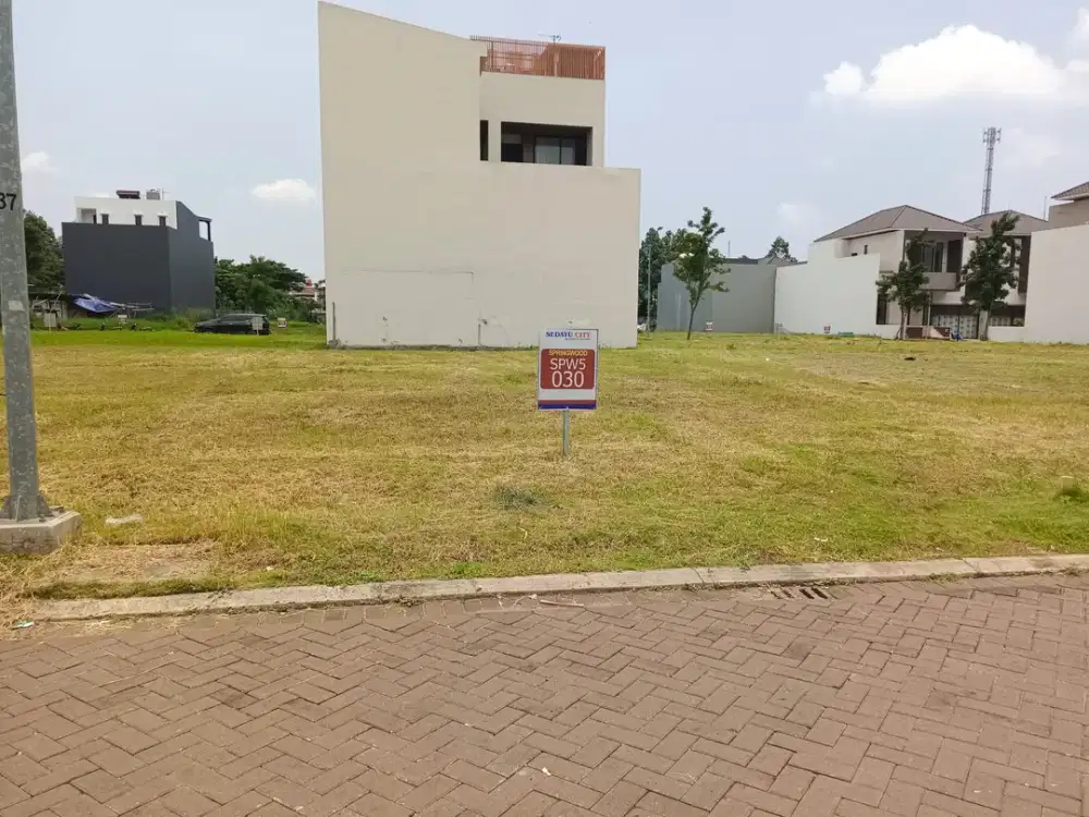 Dijual Kavling Siap Bangun di Springwood Sedayu City Kelapa Gading