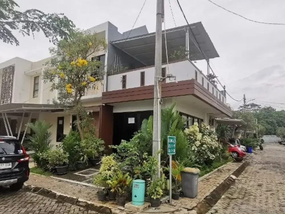 Dijual cepat rumah posisi hook via lelang, pondok cabe, pamulang, tangerang selatan, tangsel