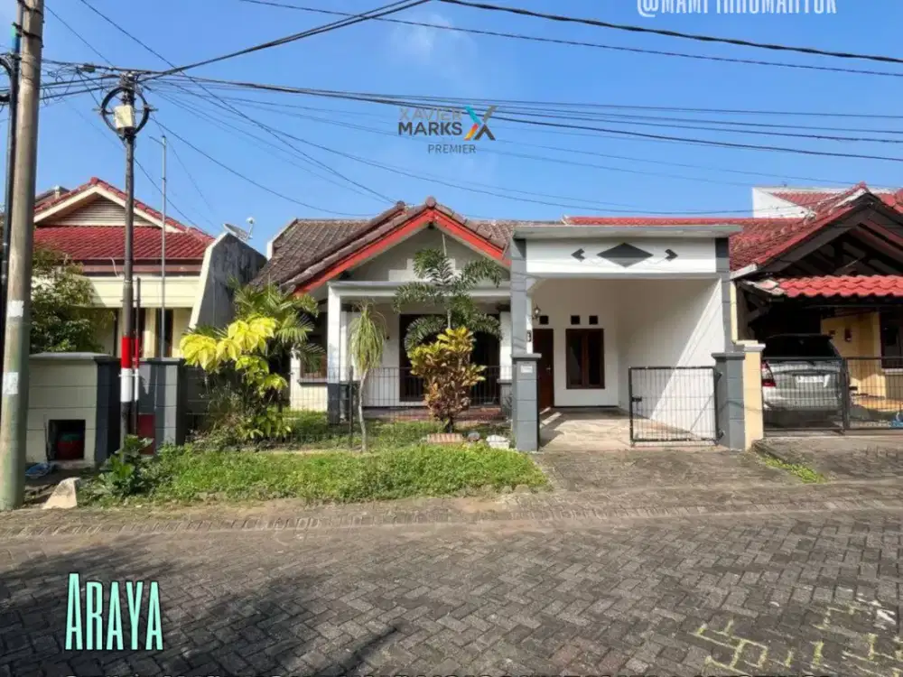 Rumah Siap Huni Row Jalan Lebar di Araya Blimbing Malang