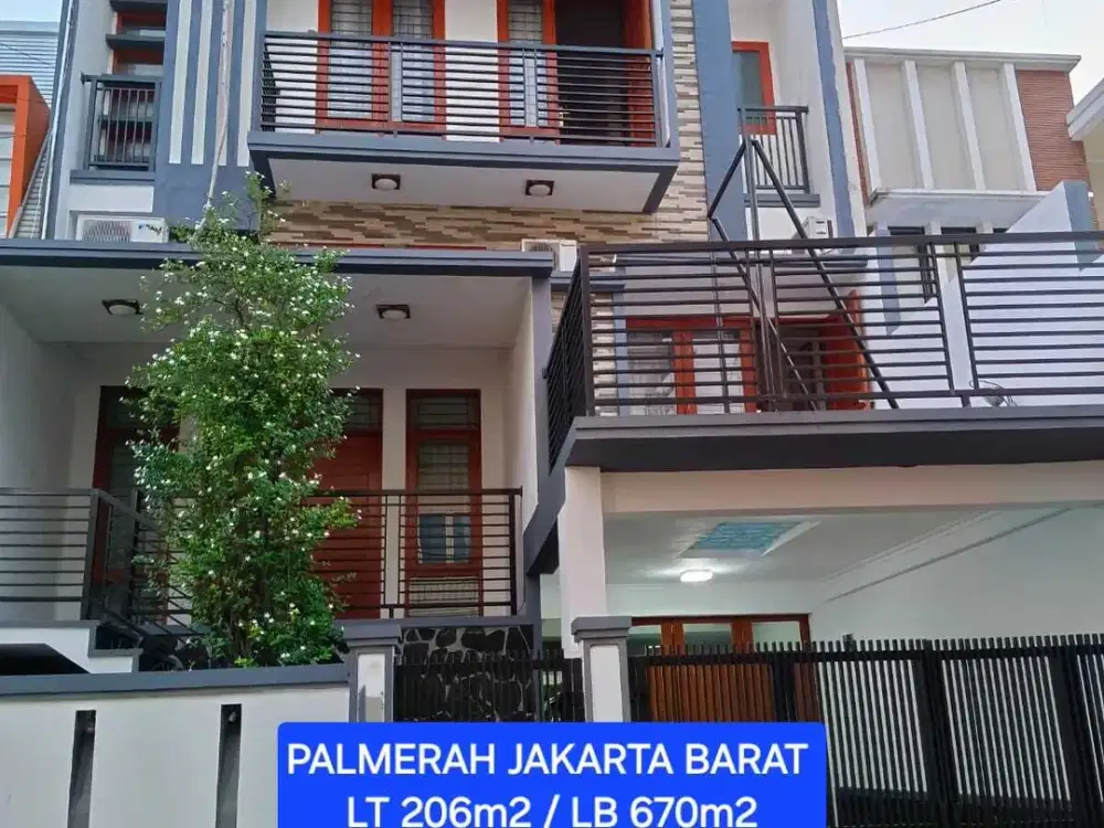 RUMAH LUX 4 LANTAI PALMERAH DEKAT SUDIRMAN SEMANGGI - JAKARTA