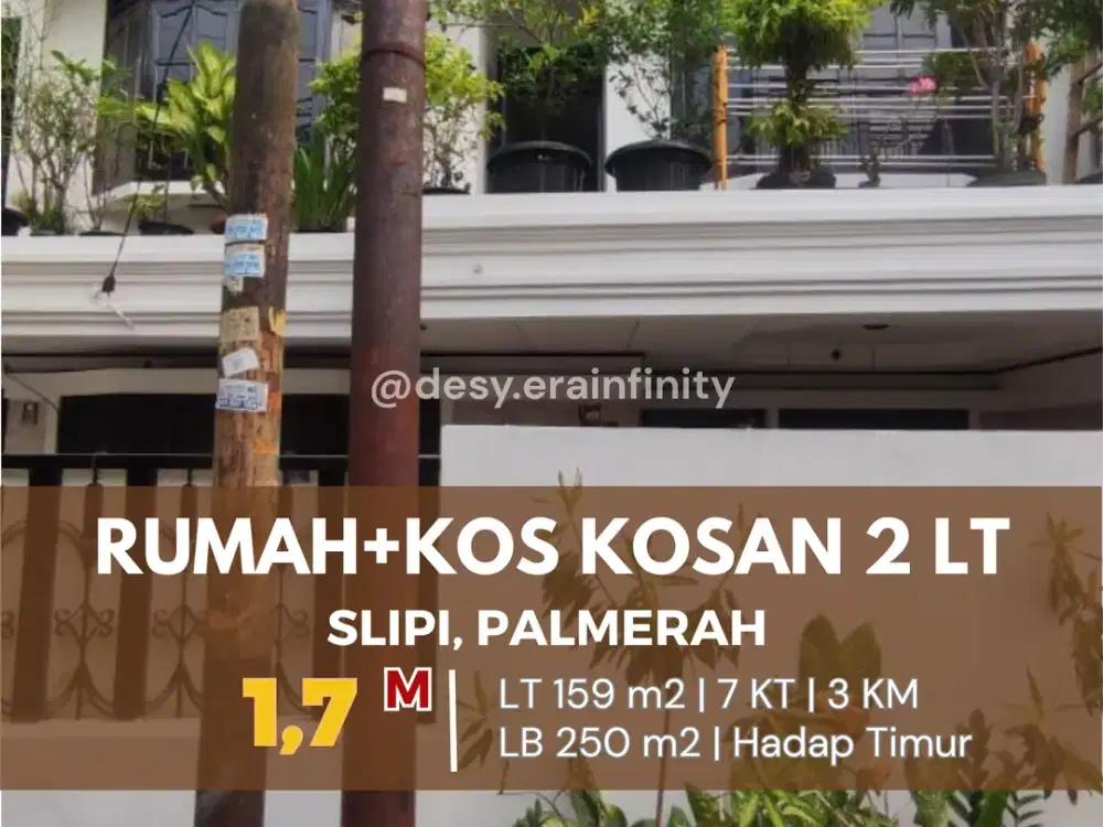 Rumah Kos di Palmerah Cocok untuk Investasi