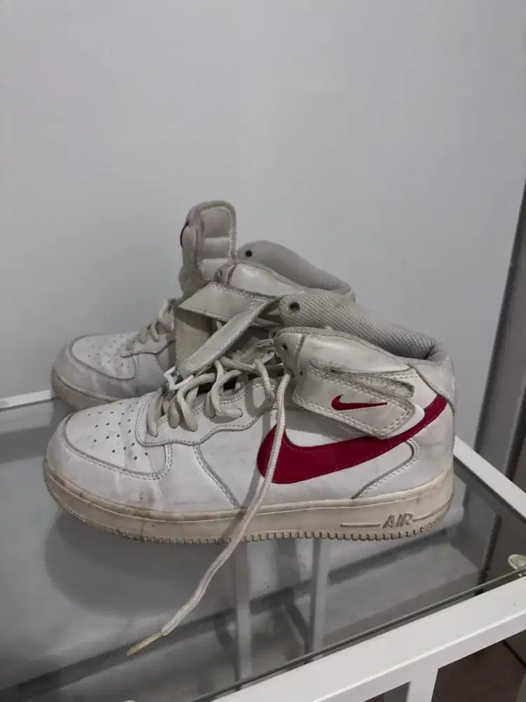 Nike air force 1 original putih merah size 40
