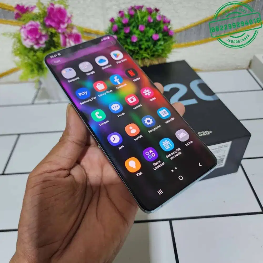 samsung s20 256gb sein lengkap mulus ori
