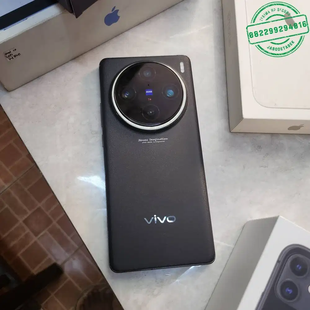 vivo x 100 pro 512gb lengkap ori mulus