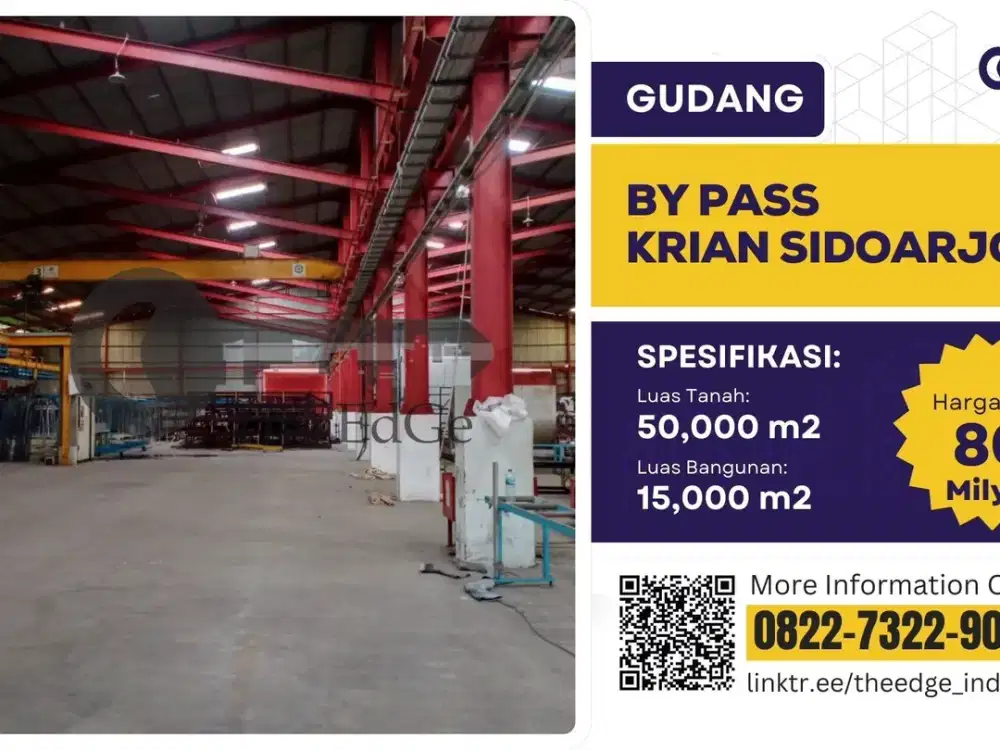 Jual Gudang Dekat By Pass Krian Sidoajo - The EdGe