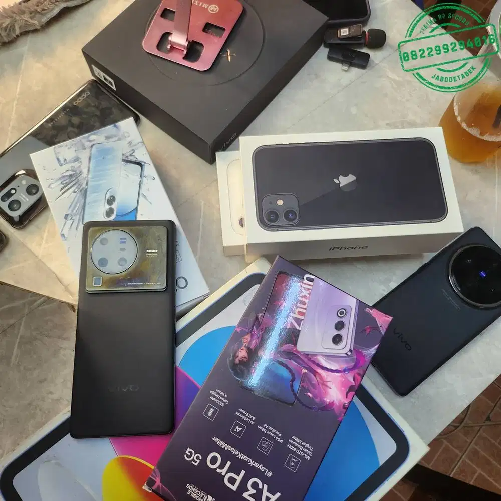 vivo x 100 pro 512gb lengkap ori mulus