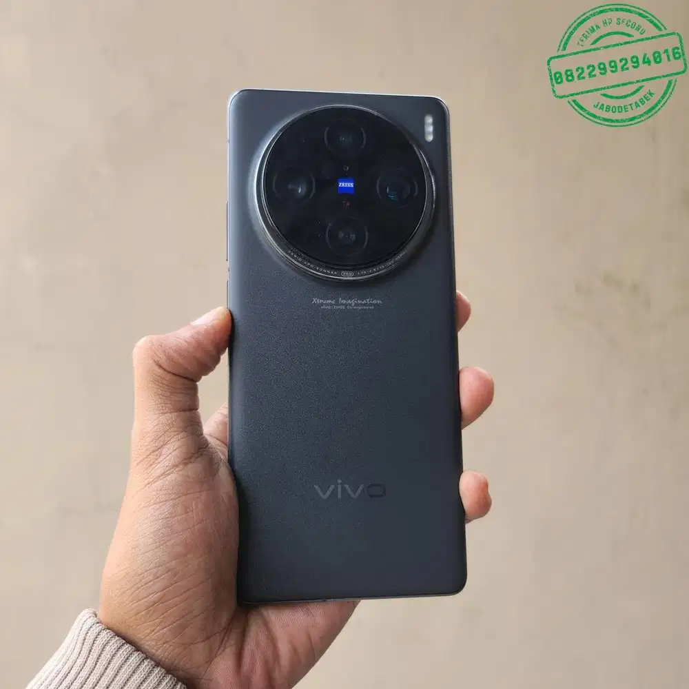 vivo x 100 pro 512gb lengkap ori mulus