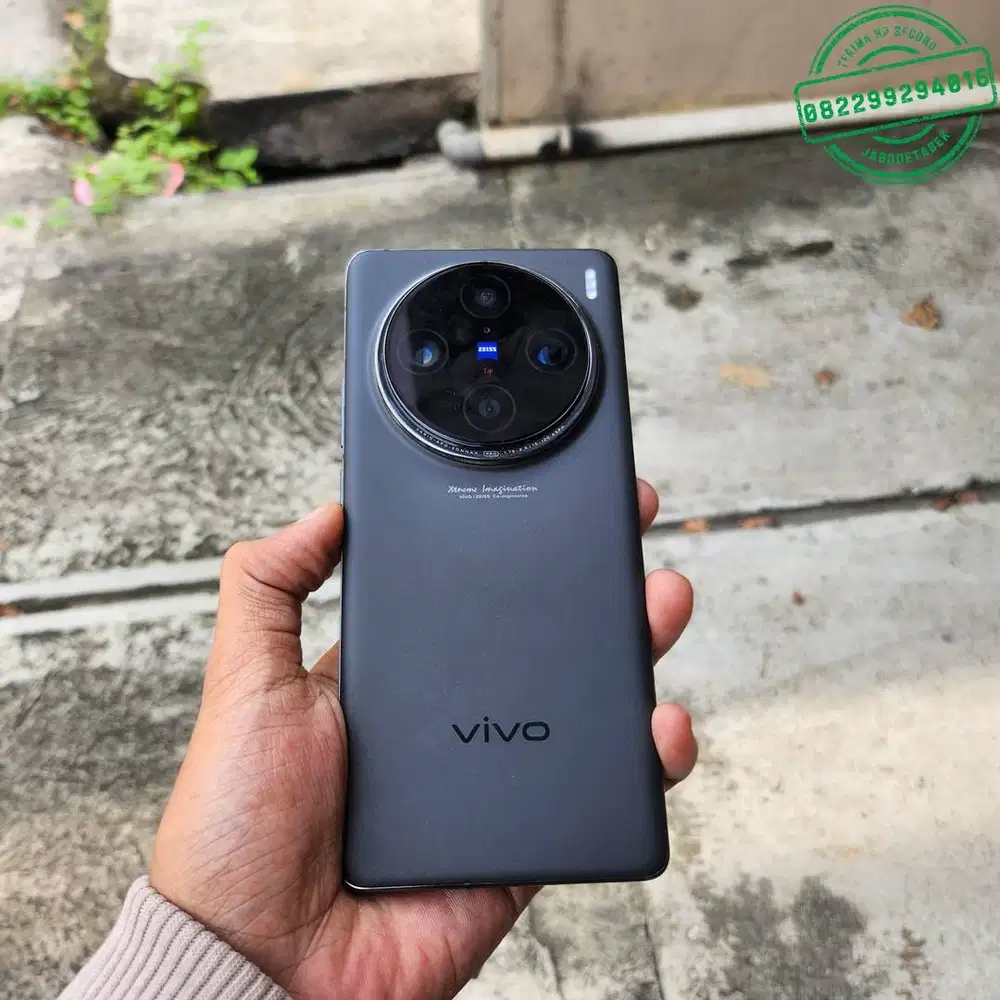 vivo x 100 pro 512gb lengkap ori mulus