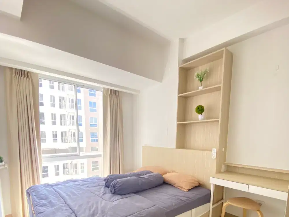 sewa murah apartemen Tokyo Riverside pik 2 mewah siap huni