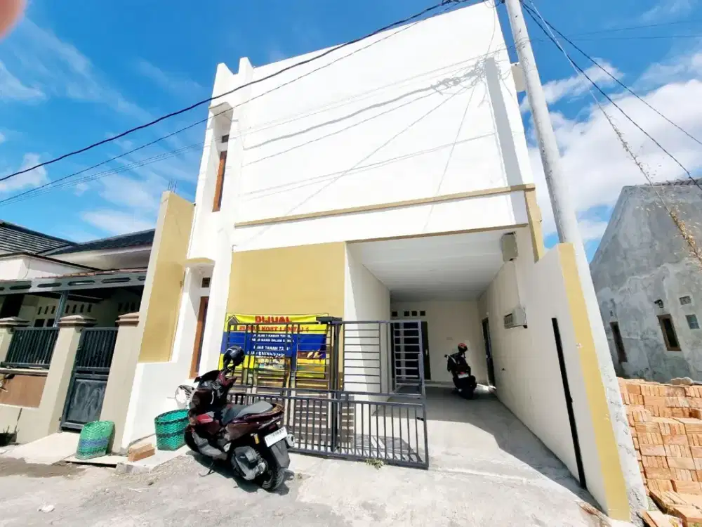 Rumah Kost Baru 2Lt Strategis Dekat Kampus Sukoharjo