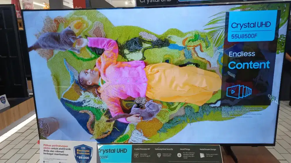 SAMSUNG LED SMART TV 4K 55 BISA CICILAN 0%