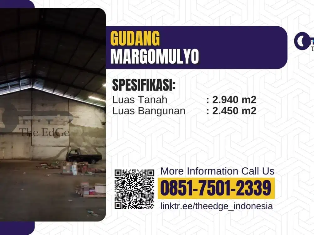 Jual Gudang Margomulyo Surabaya – The EdGe