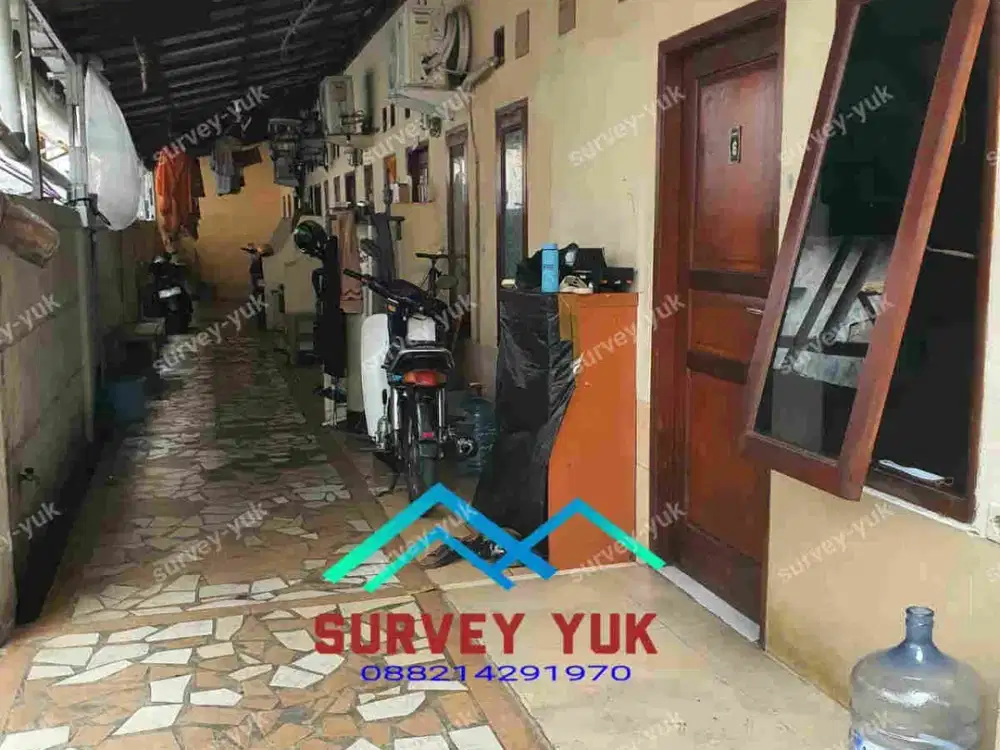 Kontrakan Strategis  6 unit SHM LT 214m2 full terisi Ciputat