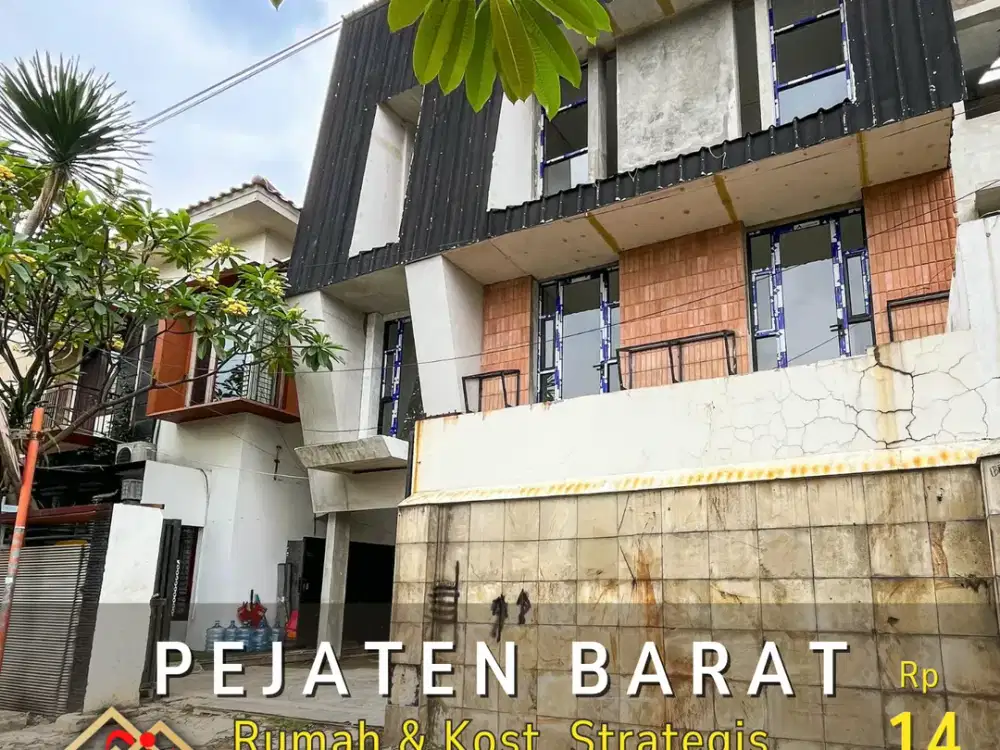 DIJUAL RUMAH DAN KOST'AN INVENTARIS STRATEGIS DI PEJATEN JAKARTA