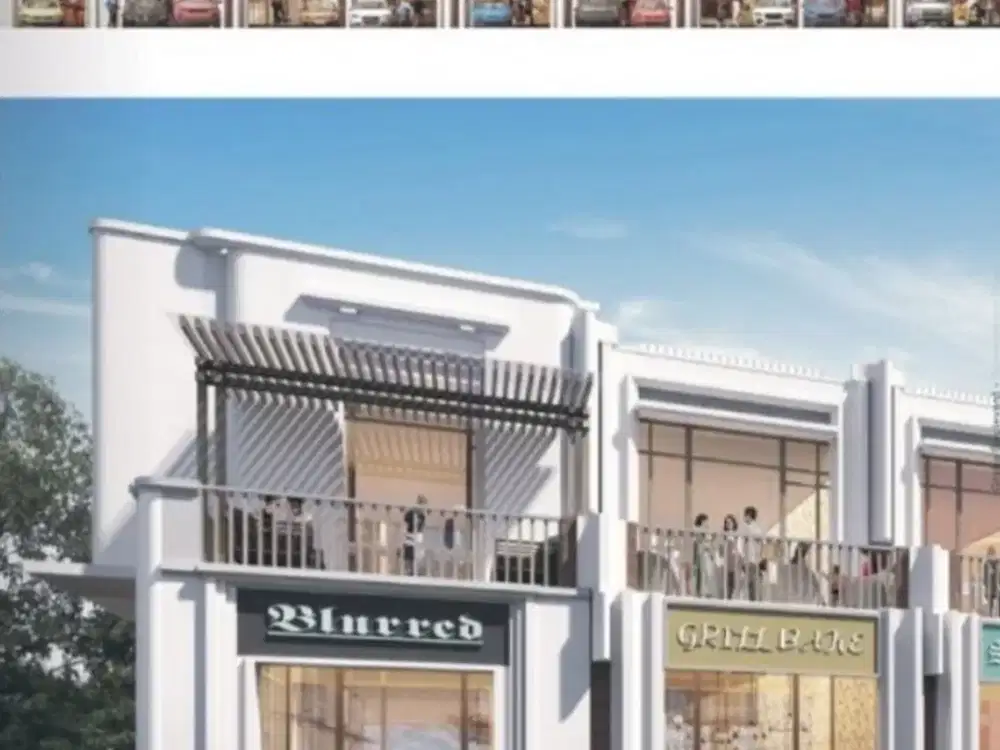 Sewa ruko 2 lantai double fasad Graha Boulevard, Bogor