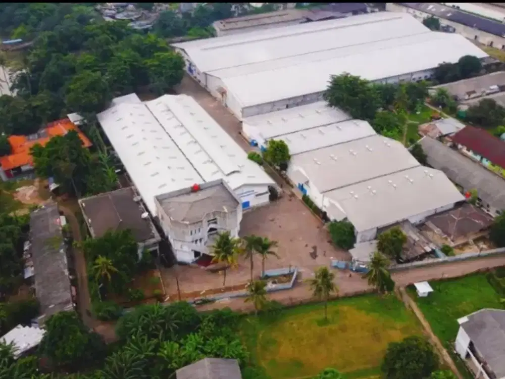 sewa gudang dibawah NJOP 2 ha di cikokol tangerang