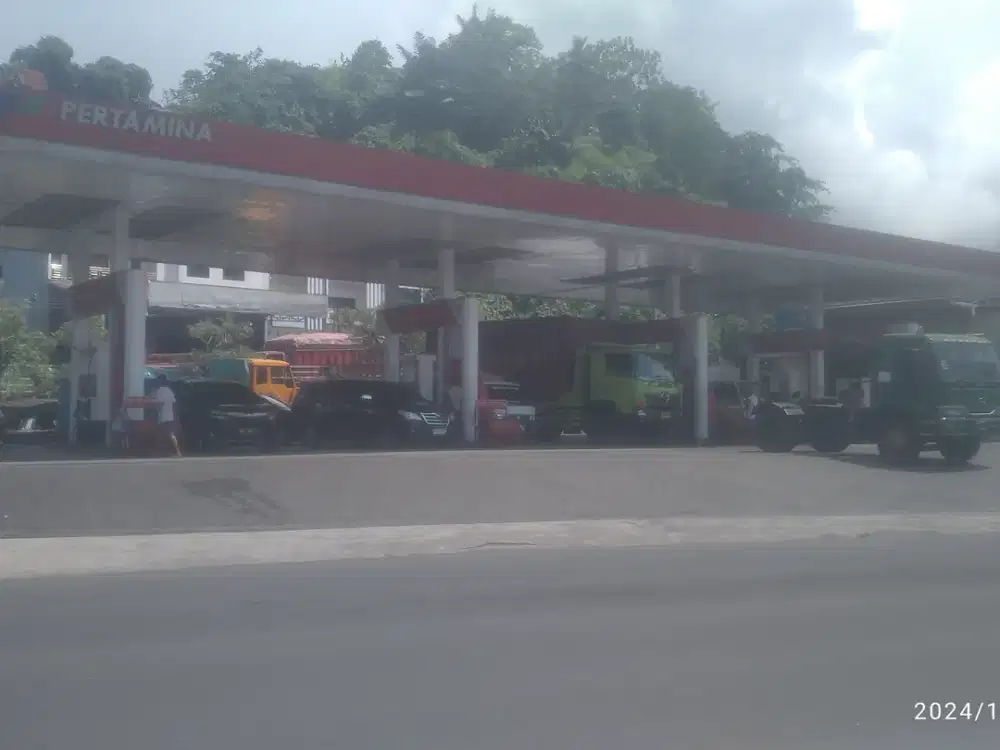 Dijual murah SPBU di dalam kota Manado daerah ramai, sedang beroperasi