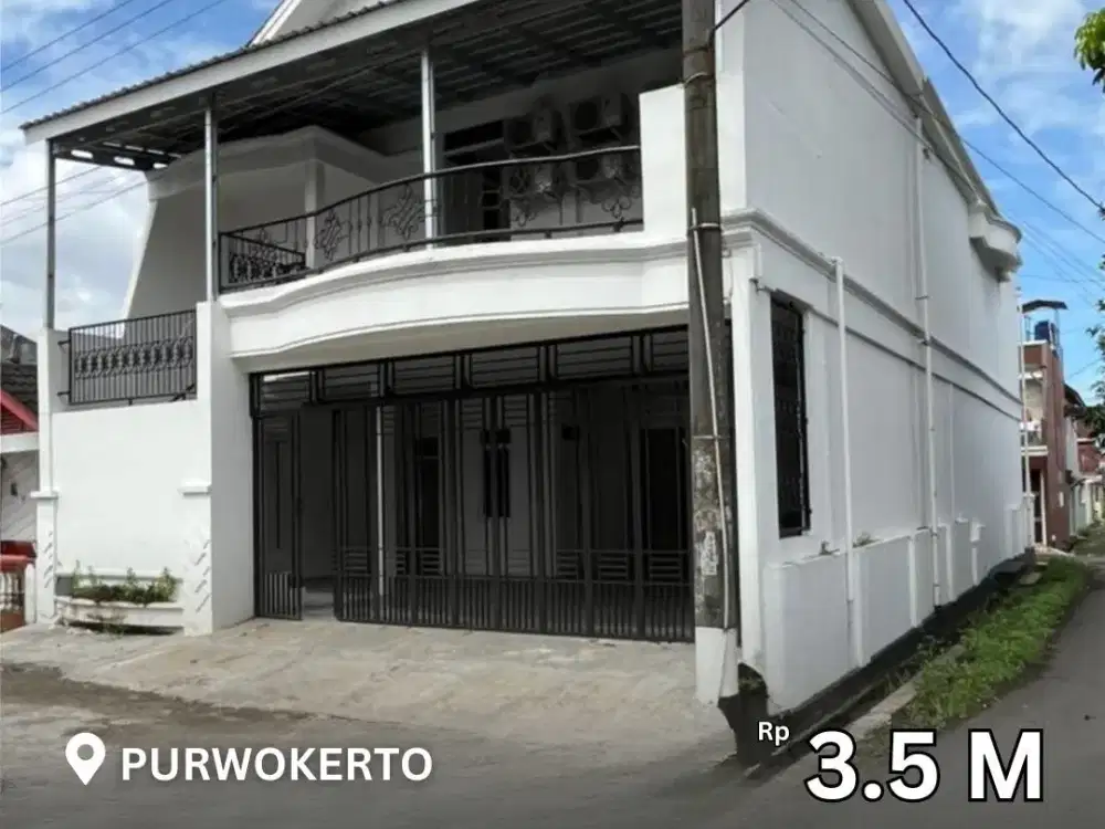 Dijual Rumah Kost Exclusive Area Purwokerto Dekat Pusat Pendidikan