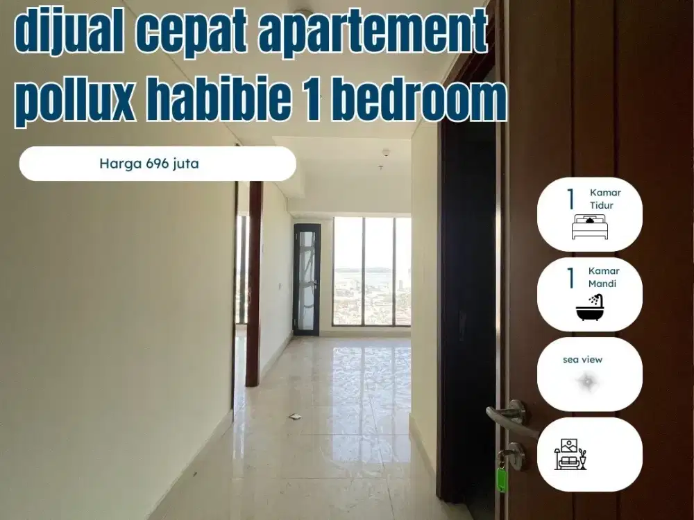 Dijual Apartment one bedroom pollux habibie batam Center