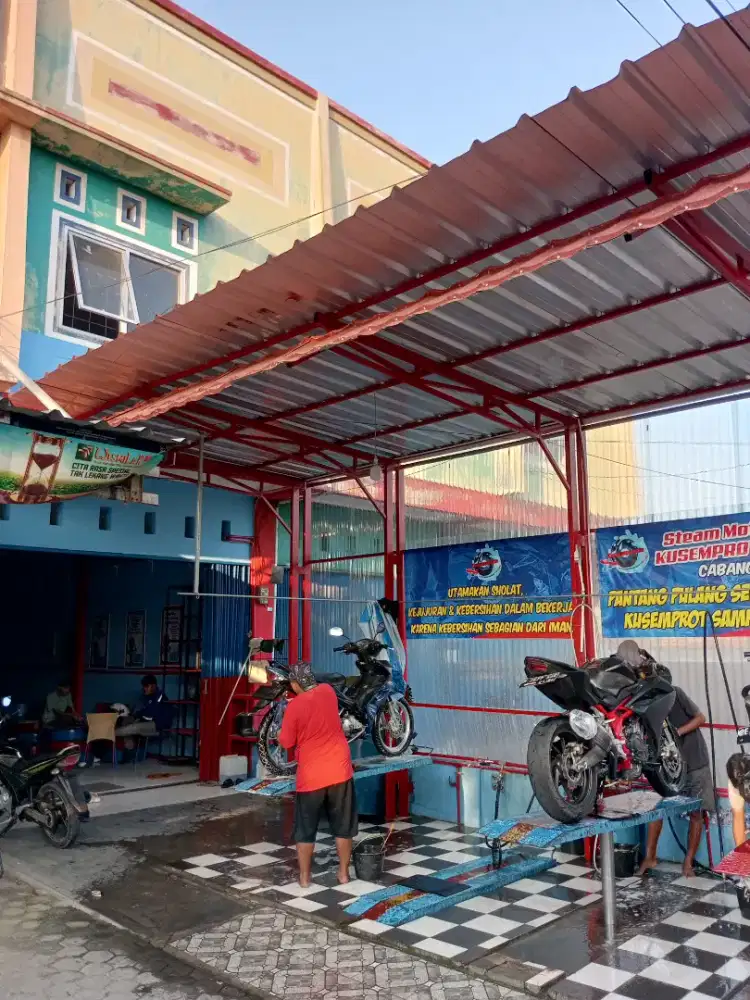 Ruko dan Usaha Steam Motor Hidrolik serta peralatan lengkap+semua isi