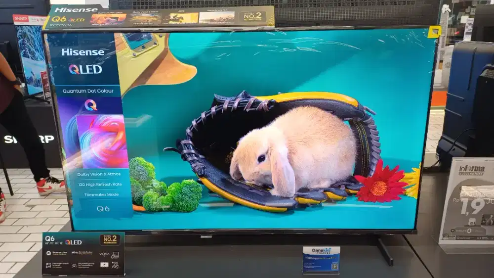 HISENSE LED GOOGLE TV 4K 50 BISA CICILAN 0%